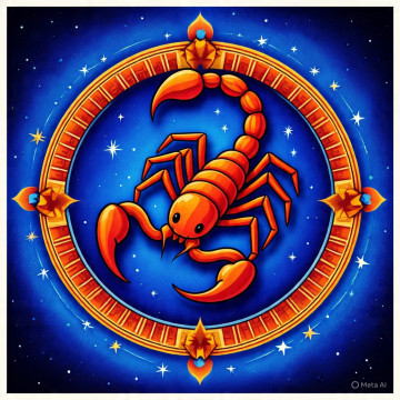 Ilustrasi zodiak Scorpio (Meta)